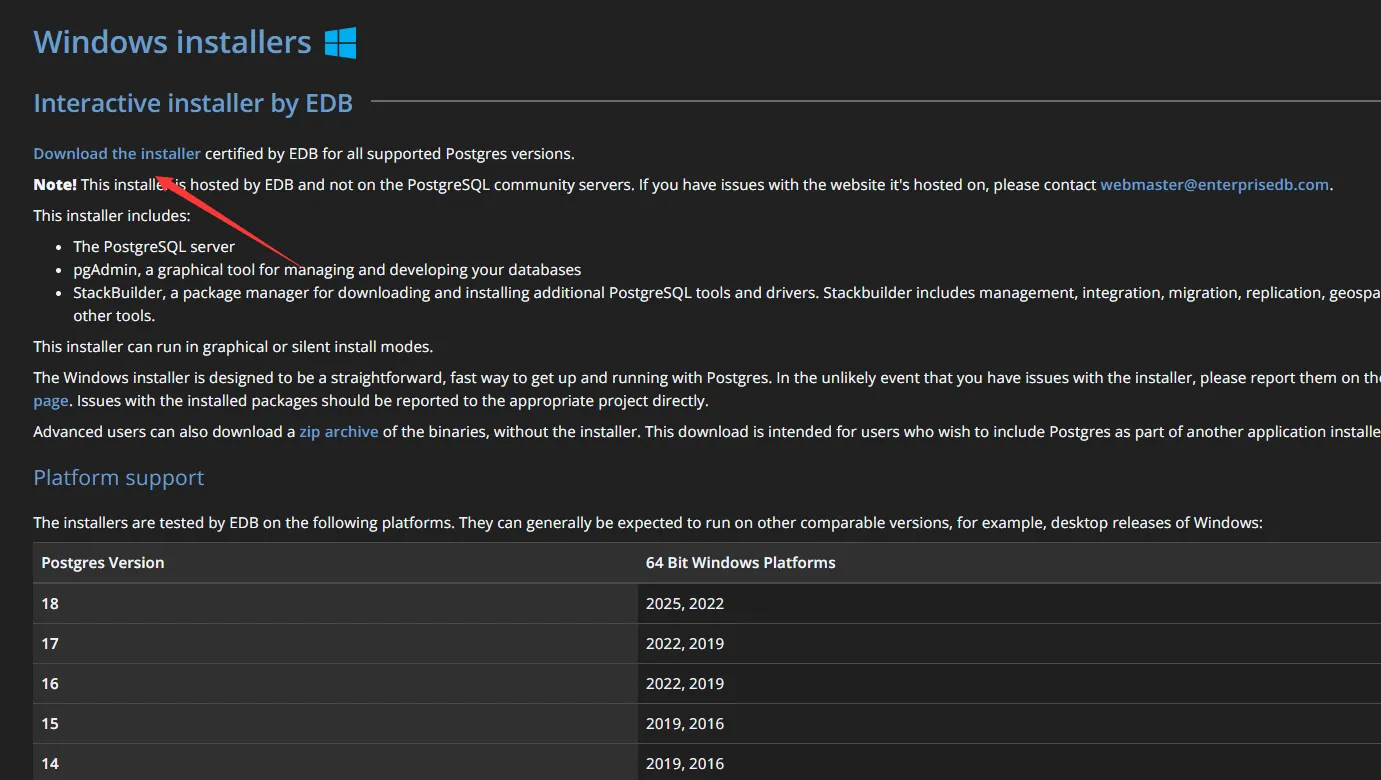 PostgresSQL安装教程