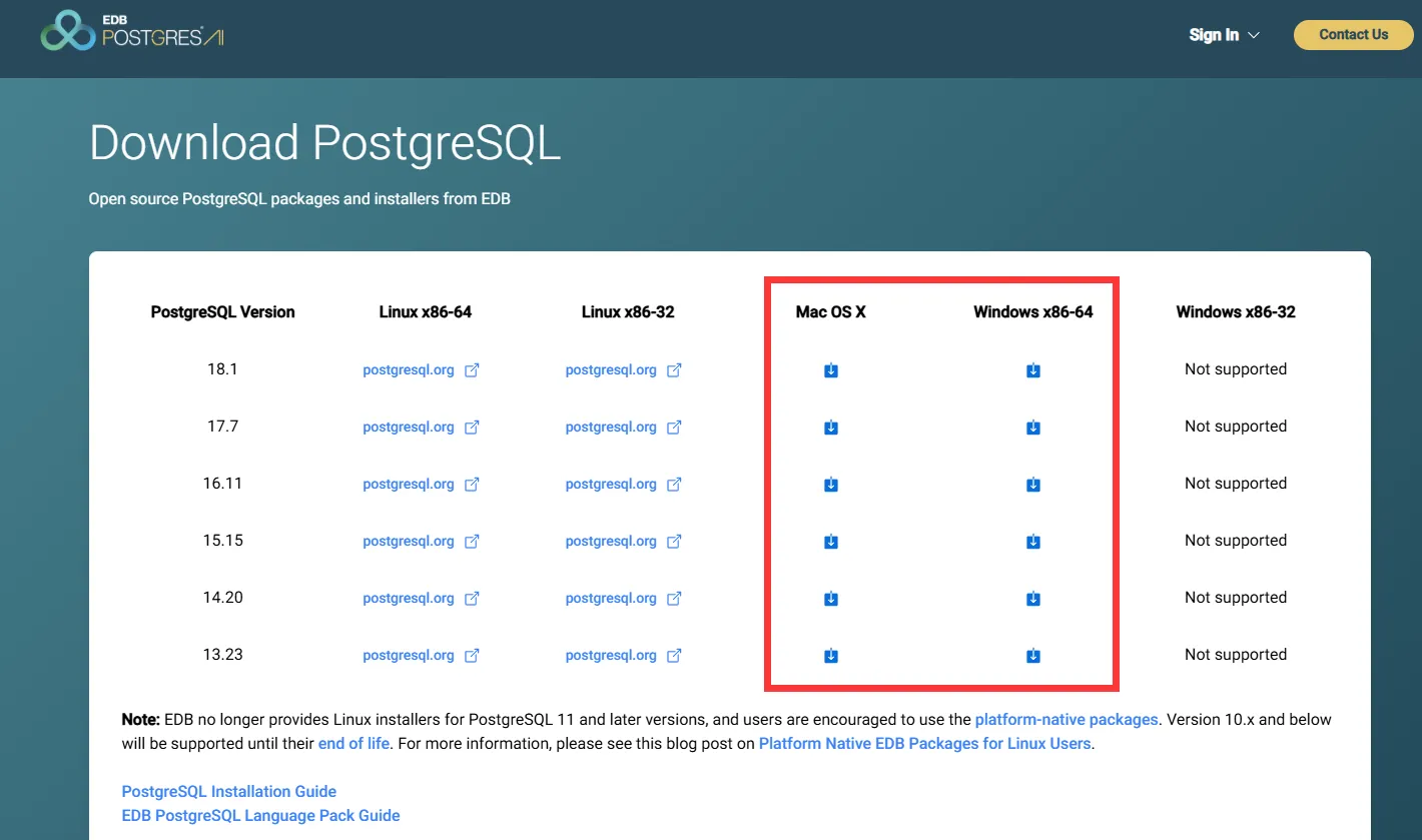 PostgresSQL安装教程
